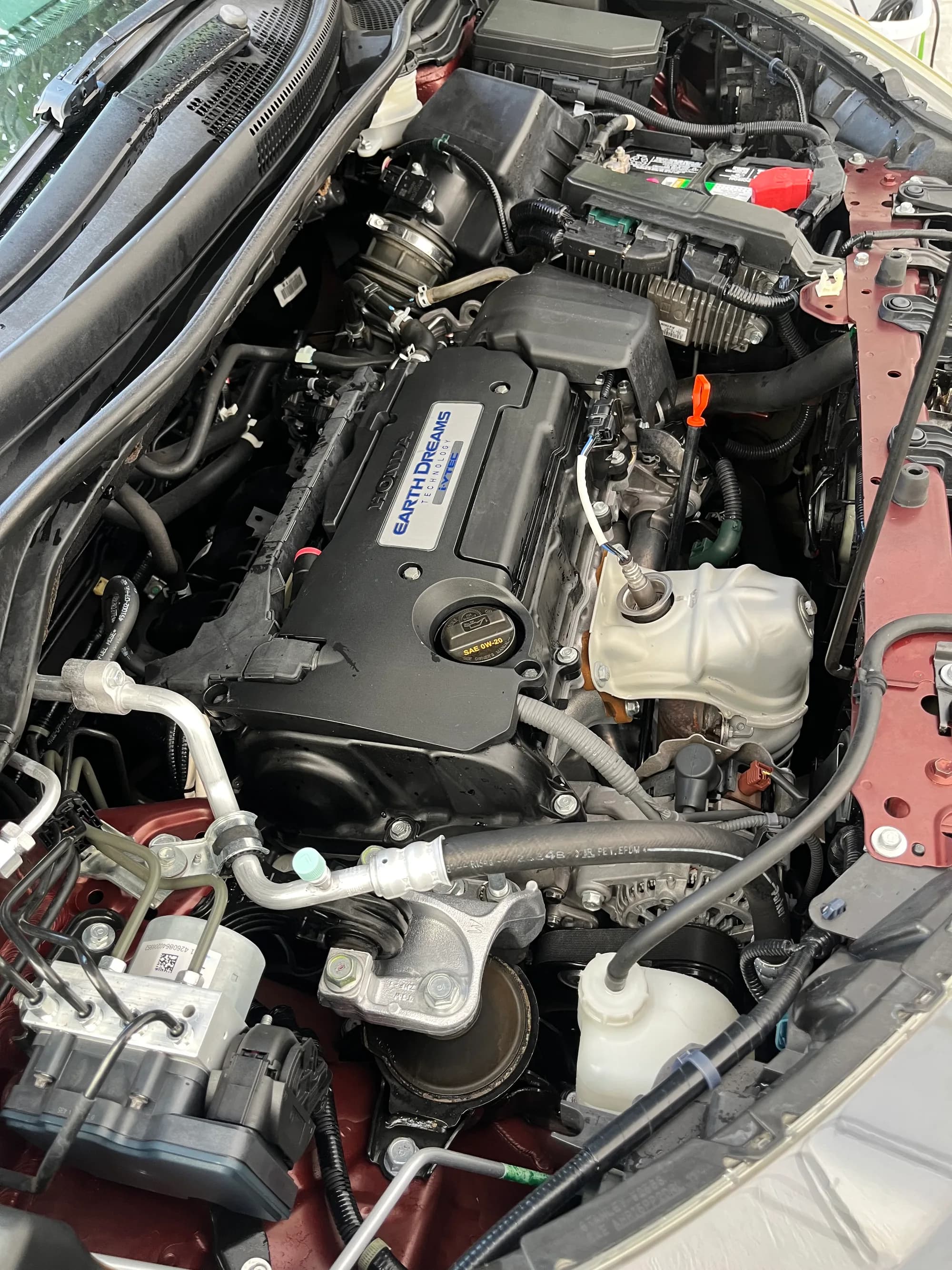 Honda — Engine Bay — after
