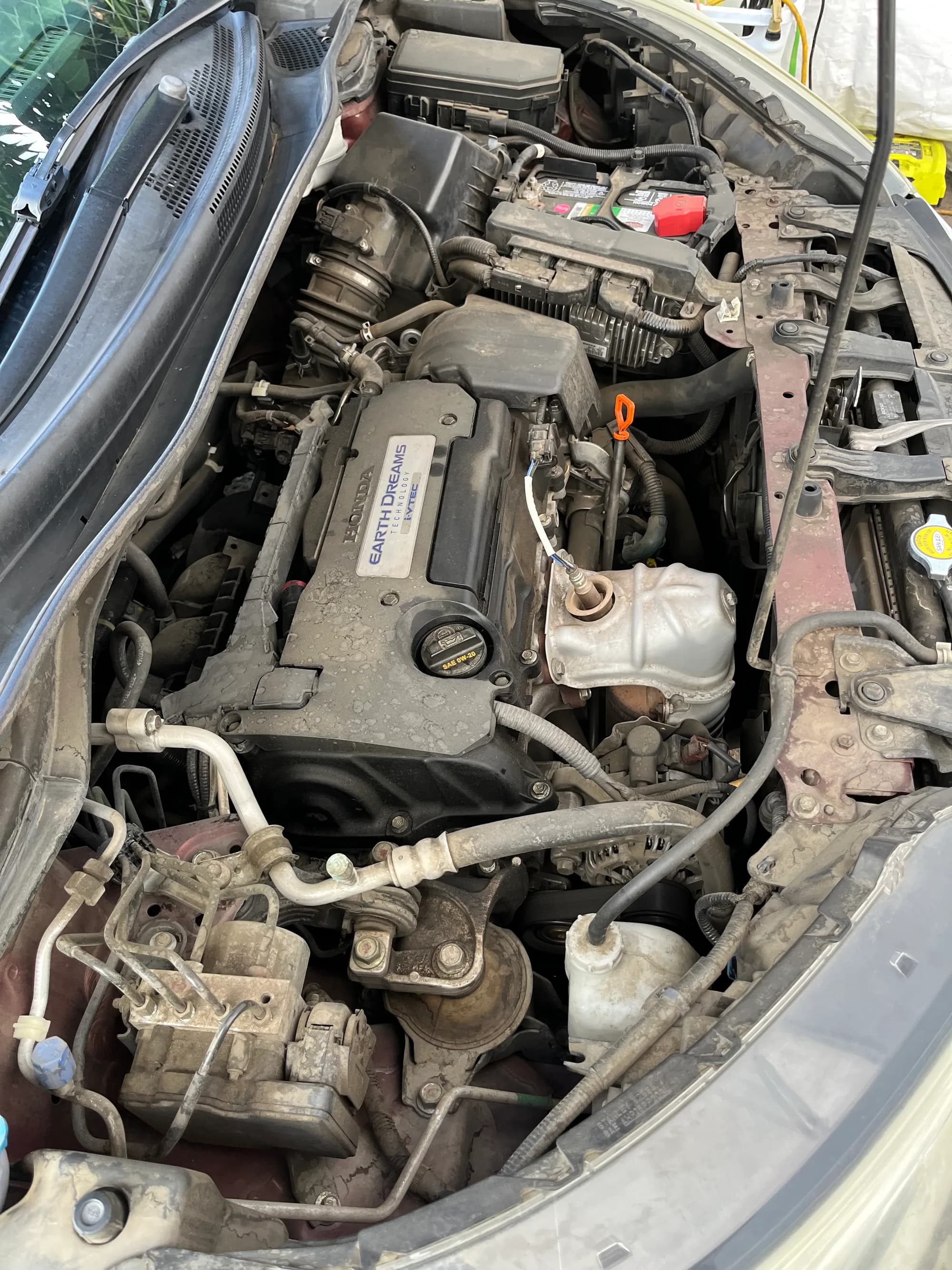 Honda — Engine Bay — before