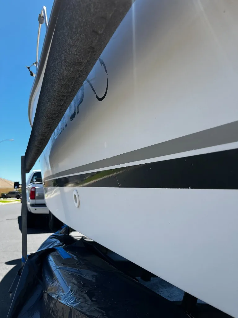 Seaswirl Striper — Hull Oxidation — after