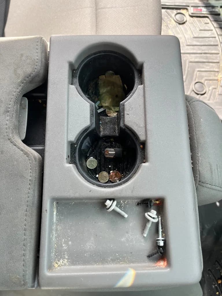 Work Truck — Console — before