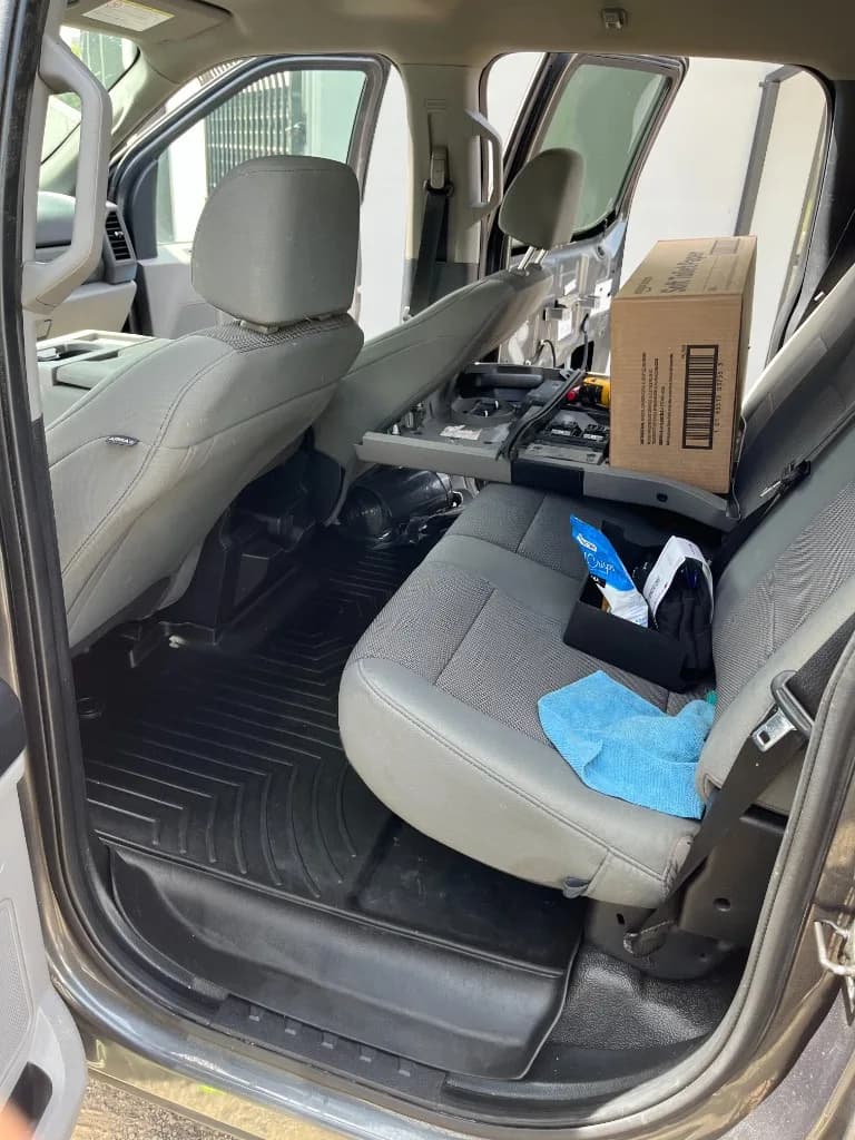 Work Truck — Rear Cabin — after